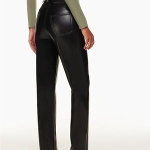 Aritzia Black Straight Leg Pants